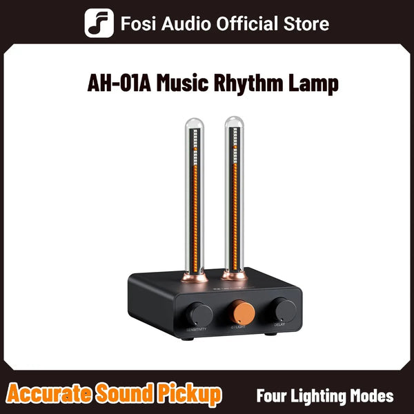 Fosi Audio Visualizer, Music Rhythm Ambient Light Desktop RGB Computer Monitor Light Bar Music Rhythm LED Rhythm Ambient lamp