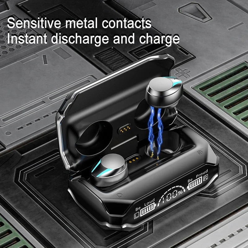 New TWS M41 5.3 Earphone Bluetooth Wireless HIFI Stereo Earbud Low Latency Gaming Headphones HD Call Waterproof Headset With Mic