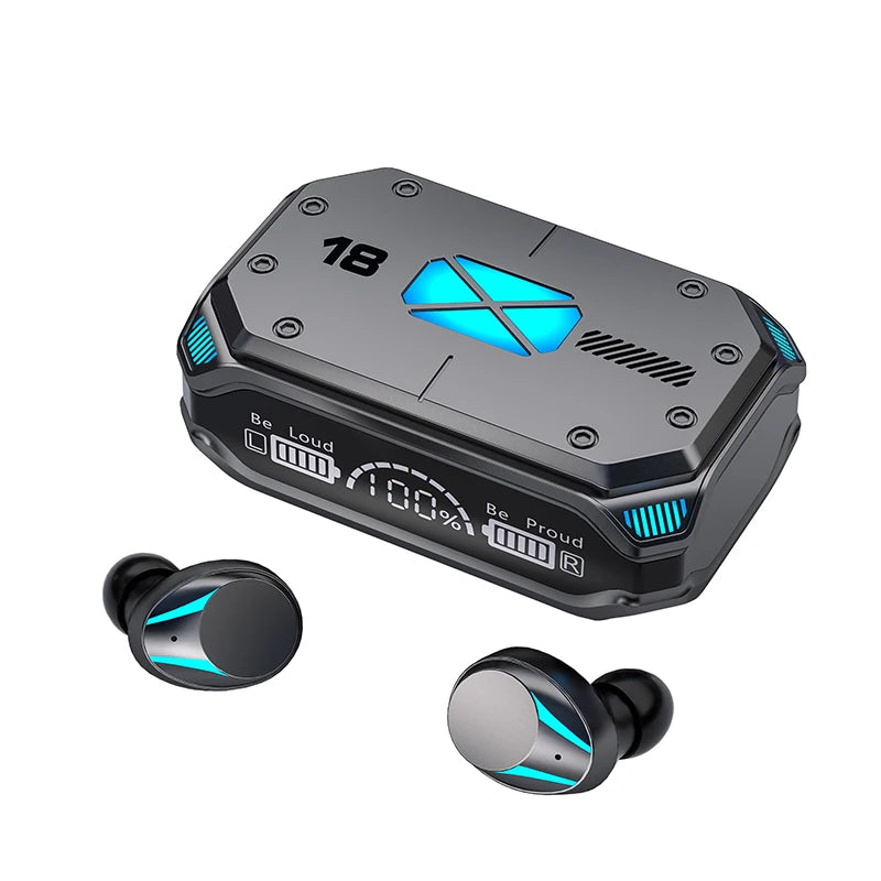 New TWS M41 5.3 Earphone Bluetooth Wireless HIFI Stereo Earbud Low Latency Gaming Headphones HD Call Waterproof Headset With Mic