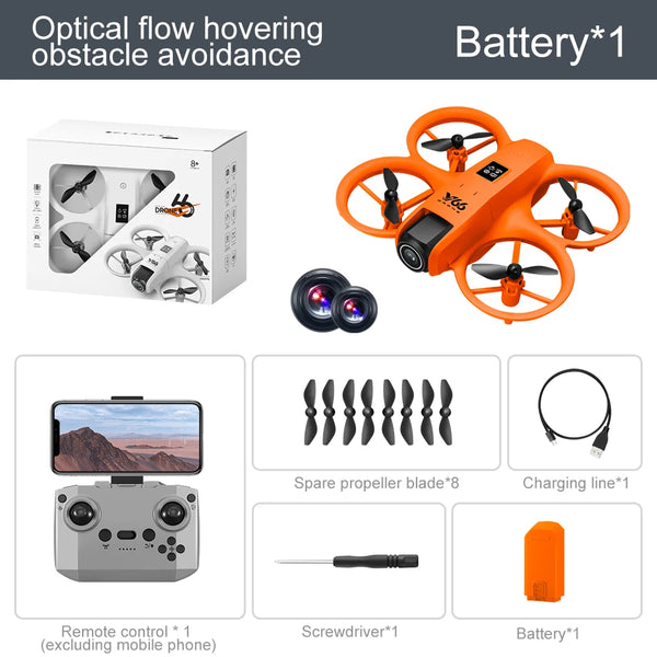 New V66 Mini Drone WIFI FPV Hover 4K Professional HD Camera Pocket Coloful Lights Dron Rc Plane Foldable RC Quadcopter Boy Toys